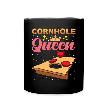 Cornhole Queen Cornhole Joueur - Mug uni - noir - Devant