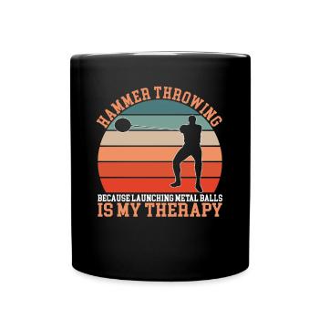 Hammer Thrower Outfit - Full Colour Mug - black - Front