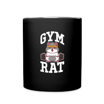 Bodybuilder Body Building Fitness Gym Gift - Full Colour Mug - black - Front