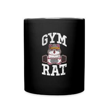 Bodybuilder - Tasse einfarbig - Schwarz - Vorne