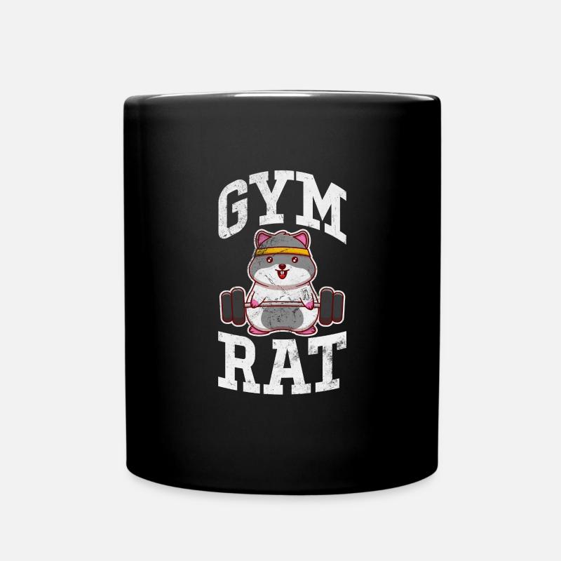 Bodybuilder - Tasse einfarbig - Schwarz