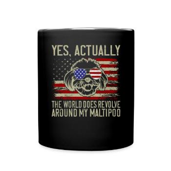Cadeaux Maltipoo - Mug uni - noir - Devant