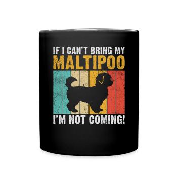 Cadeaux Maltipoo - Mug uni - noir - Devant