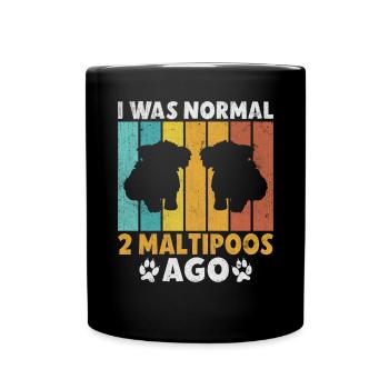Maltipoo Gifts - Tasse einfarbig - Schwarz - Vorne