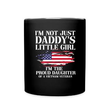 Us Army Vietnam Veteran - Tasse einfarbig - Schwarz - Vorne
