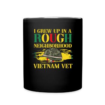 Us Army Vietnam Veteran - Tasse einfarbig - Schwarz - Vorne
