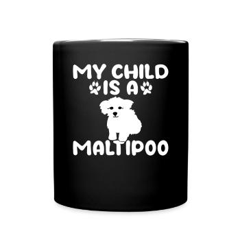 Cadeaux Maltipoo - Mug uni - noir - Devant