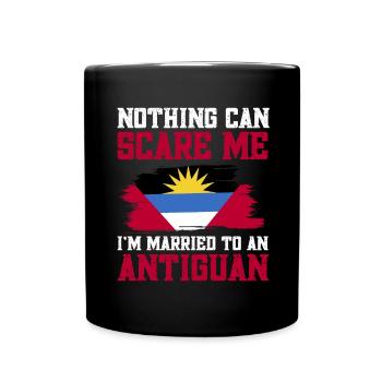Antigua and Barbuda flag - Full Colour Mug - black - Front