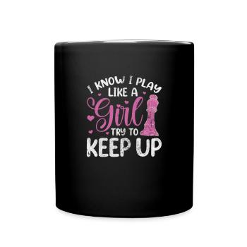 Chess - Full Colour Mug - black - Front