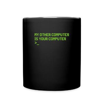 Hacker Coder Computer Hacking Cadeau - Mug uni - noir - Devant