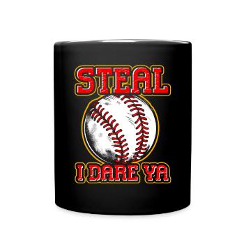 Receveur de baseball Lanceur de baseball - Mug uni - noir - Devant