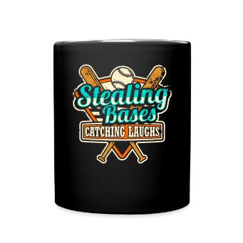 Receveur de baseball Lanceur de baseball - Mug uni - noir - Devant