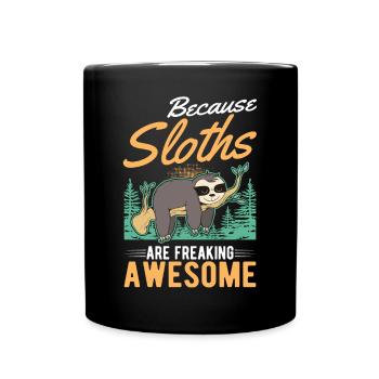 Paresseux Cadeau Paresseux - Mug uni - noir - Devant