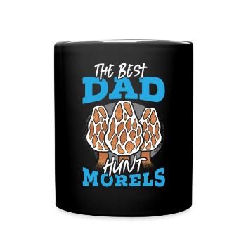 Champignon Cueillette Mycologie Champignons Chasse aux morilles - Mug uni - noir - Devant