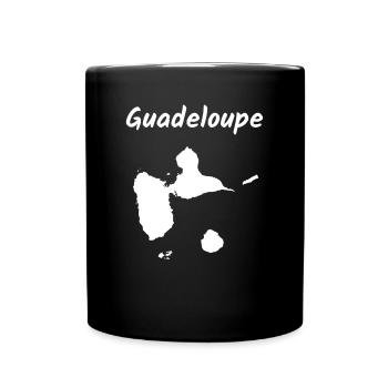 Guadeloupe Caribbean Island Vacation Idea - Full Colour Mug - black - Front