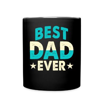 Bester Papa - Tasse einfarbig - Schwarz - Vorne