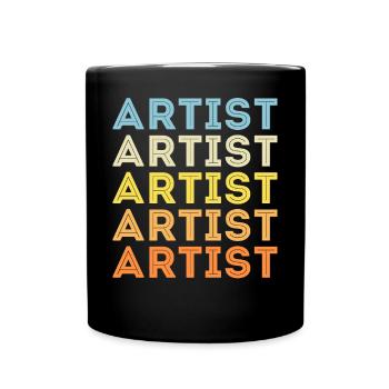Artist - Full Colour Mug - black - Front