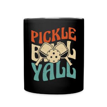 Pickleball - Mug uni - noir - Devant