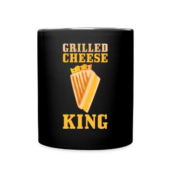 Grillkäse Nur Hier Für Den Gegrillten Käse - Tasse einfarbig - Schwarz - Vorne