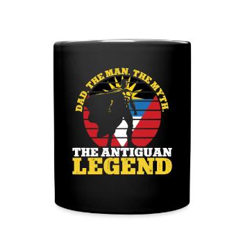 Drapeau d’Antigua-et-Barbuda - Mug uni - noir - Devant