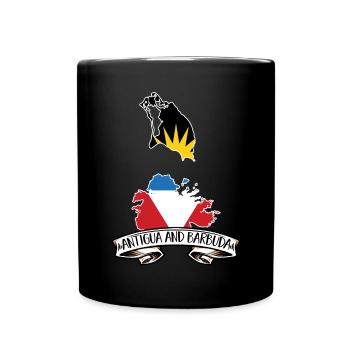 Drapeau d’Antigua-et-Barbuda - Mug uni - noir - Devant