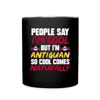 Drapeau d’Antigua-et-Barbuda - Mug uni - noir - Devant