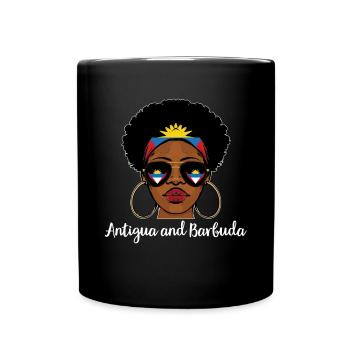 Drapeau d’Antigua-et-Barbuda - Mug uni - noir - Devant