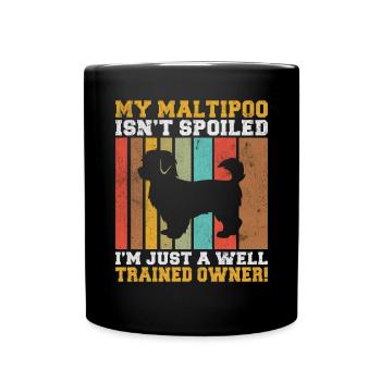 Cadeaux Maltipoo - Mug uni - noir - Devant