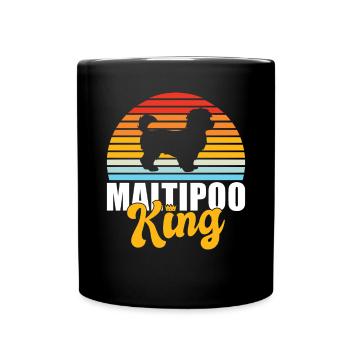 Cadeaux Maltipoo - Mug uni - noir - Devant