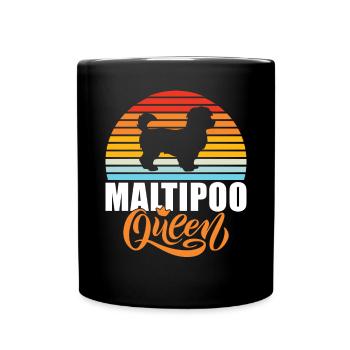 Cadeaux Maltipoo - Mug uni - noir - Devant