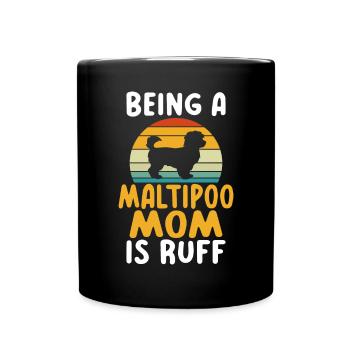 Cadeaux Maltipoo - Mug uni - noir - Devant