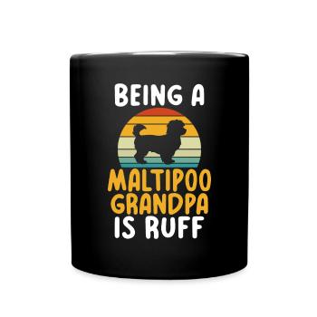 Cadeaux Maltipoo - Mug uni - noir - Devant