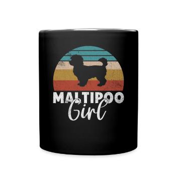 Cadeaux Maltipoo - Mug uni - noir - Devant