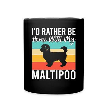 Cadeaux Maltipoo - Mug uni - noir - Devant