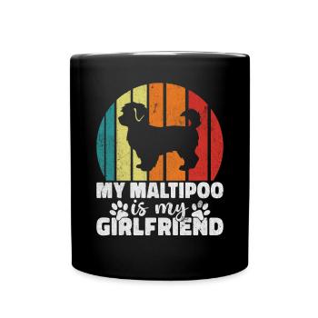 Cadeaux Maltipoo - Mug uni - noir - Devant