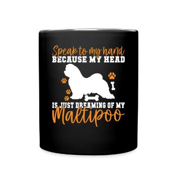 Cadeaux Maltipoo - Mug uni - noir - Devant