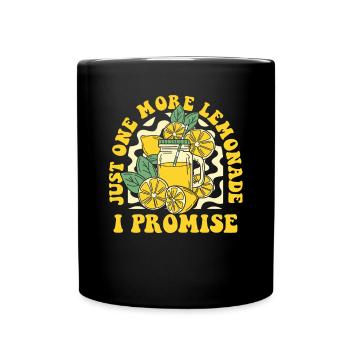 Juste une limonade de plus je promets Limonade - Mug uni - noir - Devant