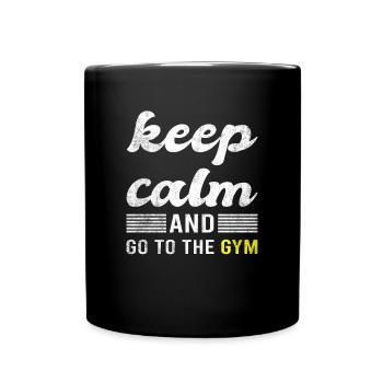Gymnase Dicton - Mug uni - noir - Devant