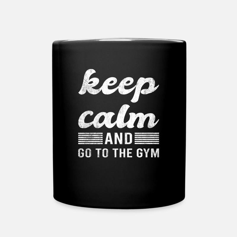 Gym Saying - Full Colour Mug - black