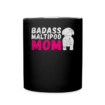 Cadeaux Maltipoo - Mug uni - noir - Devant