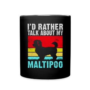 Cadeaux Maltipoo - Mug uni - noir - Devant