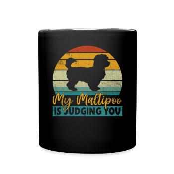 Cadeaux Maltipoo - Mug uni - noir - Devant