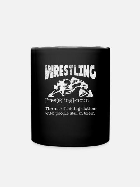 Wrestling - Tasse einfarbig - Schwarz