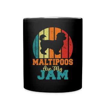 Cadeaux Maltipoo - Mug uni - noir - Devant