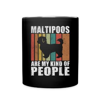 Cadeaux Maltipoo - Mug uni - noir - Devant