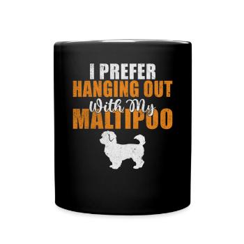 Cadeaux Maltipoo - Mug uni - noir - Devant