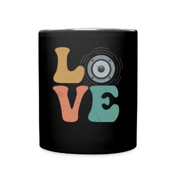 Ingénieur du son de l’église Technicien audio LOVE - Mug uni - noir - Devant
