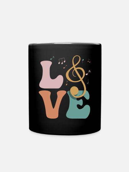 Musique classique Musique classique AMOUR - Mug uni - noir