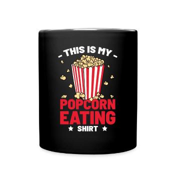 Cinéma Snack Soirée cinéma C’est mon Popcor - Mug uni - noir - Devant