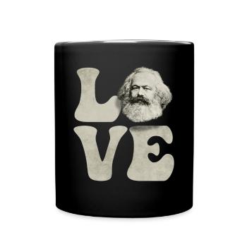 Kommunismus Kommunistisch Sozialistisch Sozialismu - Tasse einfarbig - Schwarz - Vorne